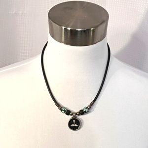 Whale Medallion Boho Necklace